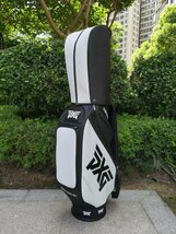 未使用 PXG キャディバッグ　parsons xtreme golf　9.5インチ PUレザー　ホワイト_画像2