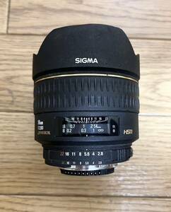 【希少品】SIGMA シグマ カメラレンズ 14mm 1:2.8 D ASPHERICAL HSM EX