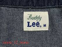 246　Buddy Lee　バディリー　マタニティ半袖ワンピース　ノーカラーワンピース　デニムワンピース　sizeM_画像6