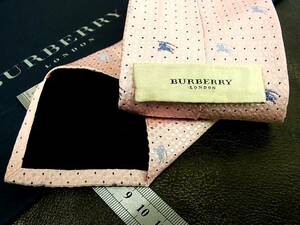 ●bv0608●良品●バーバリー【最高級PRORSUM プローサム】【総ロゴ】【BURBERRY】ネクタイ