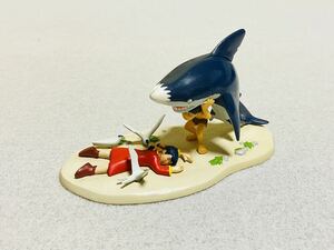 未来少年コナン コナン ラナ　サメ　フィギュア　のこされ島　カバヤ　宮崎駿　ジブリ