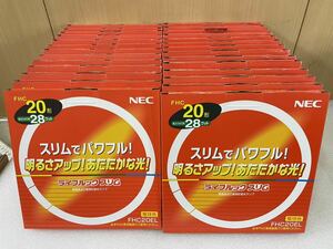 RM7417 NEC 蛍光灯 ライフルックスリム FHC20EL 20形 丸形 電球色 27点まとめて 0308