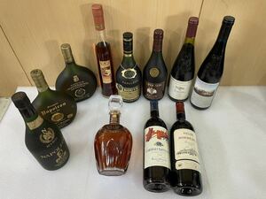 RM7573 古酒 ROUYER40 CAMUS NAPOLEON ブランデー 40度 700ml BORDEAUX 果実洒 ワイン 14度未満 V.S.O.P　720ml 未開栓 他 11点 0322