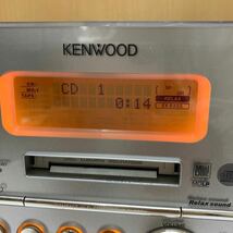 MK5704 超美品●希少稼働品●KENWOOD RXD-SZ3MD CD・MD・カセット リモコン欠品 20240307_画像2