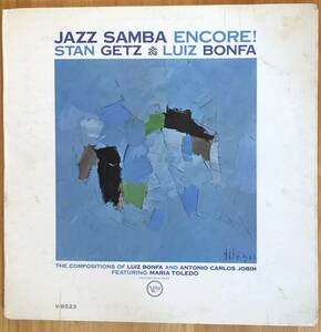 Stan Getz Luiz Bonfa / Jazz Samba Encore! LP レコード Verve Records usオリジナル盤