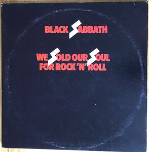 BLACK SABBATH/WE SOLD OUR SOUL FOR ROCK'N'ROLL LP レコード us盤 2BS 2923