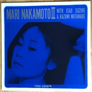 中本マリ / Mari Nakamoto III LP レコード 鈴木勲 渡辺香津美 TBM-2556