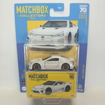 《人気》マッチボックス MATCHBOX コレクターズ COLLECTORS 19 2012 LEXUS LFA 白 レクサス スポーツカー スーパーカー ミニカー 同梱可_画像1