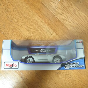 《送料無料》Maisto マイスト 1/18 SPECIAL EDITION Porshe 550 A Spyder ポルシェ スパイダー 銀 スポーツカー ミニカー