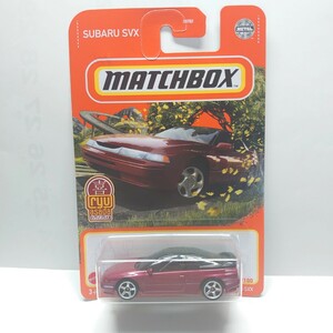 《希少》マッチボックス MATCHBOX SUBARU SVX スバル SVX 赤 アルシオーネ リュウ・アサダ 旧車 スポーツカー ミニカー 同梱可 