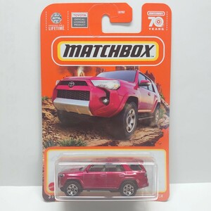 《希少》マッチボックス MATCHBOX TOYOTA 4RUNNER トヨタ フォーランナー 赤 アメリカ SUV ジープ ミニカー 同梱可