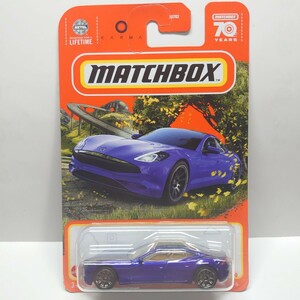 《希少》マッチボックス MATCHBOX KARMA GS-6 カルマ GS-6 青 スポーツカー スーパーカー コンセプトカー ミニカー 同梱可