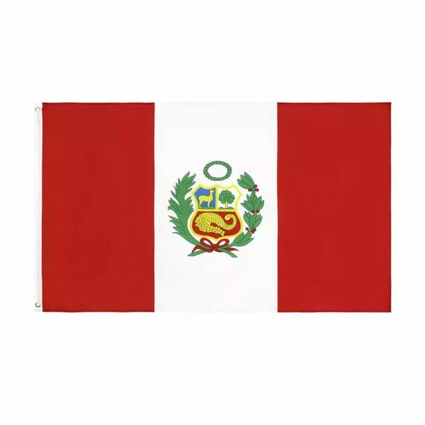 ペルー 国旗 フラッグ 応援 送料無料 150cm 新品 マチュピチュ