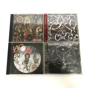 ☆SLAYER スレイヤー CDアルバム まとめ 4枚セット REIG IN BLOOD LIVE UNDEADなど ヘヴィメタル スラッシュメタル HR/HM