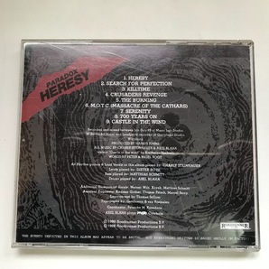 ☆PARADOX HERESY パラドックス ヘラシー スラッシュメタル パワーメタル METAL CD HR/HMの画像2