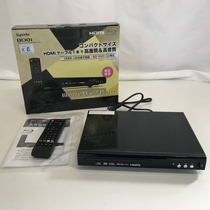 ☆BD01 Superbe ブルーレイディスクプレーヤー BD DVD 再生専用 HDMI USB コンパクトサイズ アグレクション Blu-ray Disc Player