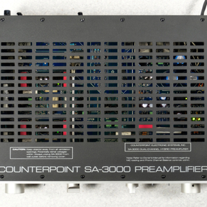 メンテ済み 名器！ カウンターポイント COUNTERPOINT SA-3000 コントロールアンプ COUNTER POINT プリアンプ レビンソン好きも納得の表現力の画像7
