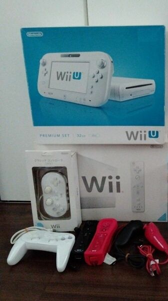 任天堂 WiiU Wii本体、周辺機器セット