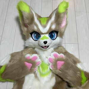 一体型 ケモノ 着ぐるみ fursuit フルスーツ コスプレ　ファースーツ kigurumi ぬいぐるみ アトラク