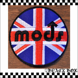 ワッペン MODS モッズ UNION JACK ユニオンジャック 英国 uk GB ENGLAND イングランド SKA スカ RUDEBOY PUNK パンク ルードボーイ 086