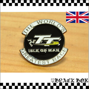 英国 インポート Pins Badge ピンズ ピンバッジ マン島 TTレ－ス 三脚巴 トリスケル ロッカーズ カフェレーサー トリスキール GB UK 349