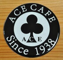 反射 磁石ステッカー マグネット ステッカー ACE CAFE LONDON 1938 カフェレーサー ROCKERS ロッカーズ イギリス イングランド GB UK_画像1