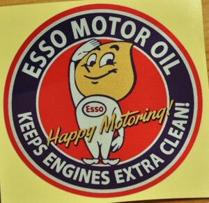 反射 防水 ステッカー シール ESSO Vespa Lambretta MODS エッソ ベスパ ランブレッタ モッズ ENGLAND イギリス uk GB B