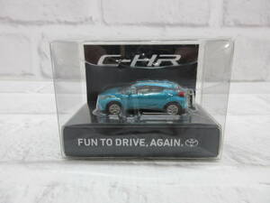 ミニカー　キーホルダー　トヨタ　C-HR　CHR　前期　ラディアントグリーンメタリック　プルバックカー　非売品