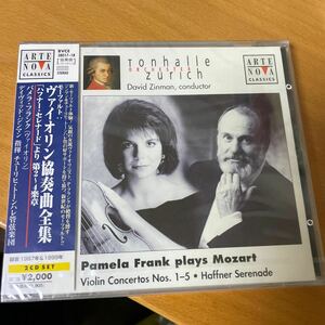 未開封 CD 見本盤0314) モーツァルト:ヴァイオリン協奏曲全集 パメラ・フランク　帯付 美盤 同梱可 クラシック