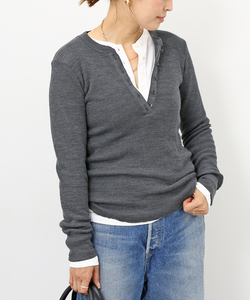 【定価2.6万】ドゥーズィエム クラス Deuxieme Classe WOOLY THERMAL プルオーバーニット グレー