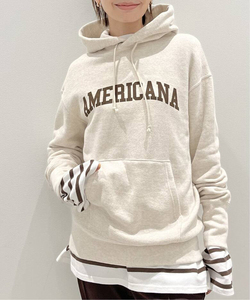 【定価2.6万】アパルトモン別注 Americana/アメリカーナ Logo Parka ナチュラル★ロゴパーカーL'Appartementドゥーズィエムクラス