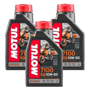 ●送料無料● 国内正規品 モチュール 7100 10W60 1L×3缶 API SN/JASO MA2 100%化学合成油 MOTUL エンジンオイル 2輪 4スト 10w-60