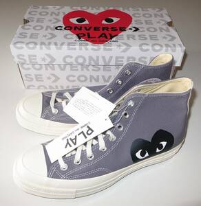 PLAY COMME des GARCONS CONVERSE HI grey 27cm ハイカット コンバース コムデギャルソン