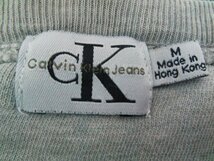 Calvin Klein JEANS カルバンクライン メンズ 裏起毛 スウェットトレーナー M グレー_画像2