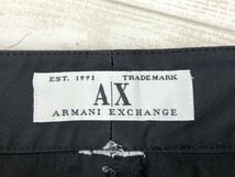 ARMANI EXCHANGE アルマーニエクスチェンジ レディース 薄手 パンツ 黒_画像2