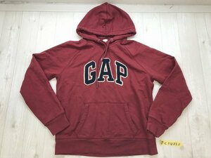 GAP ギャップ メンズ ロゴワッペン プルパーカー L ワインレッド