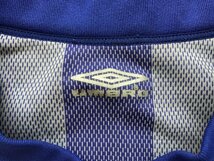 UMBRO アンブロ メンズ Vネック メッシュ ノースリーブ リバーシブル スポーツウェア トップス 紫_画像2