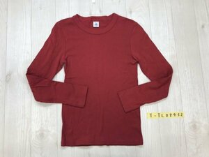 PETIT BATEAU プチバトー レディース ジュニア ロンT カットソー 156 赤