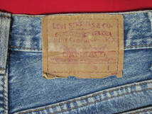 [W32] ビンテージ 1993年 米国製 Levi’s 501 リーバイス デニム パンツ Gパン ボタン刻印 520 MADE IN USA 90's 初期 前期 アメリカ製 XX_画像9