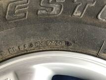 スペア用に 265/70R16 112S 2001年22週 【8.2㎜分山】 トヨタ ハイラックスサーフ純正 16×7.0J+15/6H/139.7/ハブ径約106㎜ 1本♪ _画像8