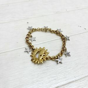 1379◎ LANCEL ランセル 小物 ファッション アクセサリー ブレスレット 月 太陽 星 ゴールド シルバー レディース