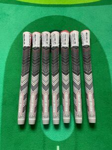 GOLF PRIDE MIDSIZE MCC PLUS4 ALIGN GREY 7本セット　ミッドサイズ