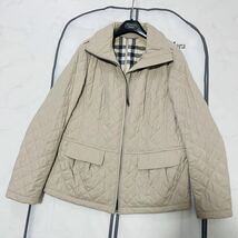 美品★大きいサイズ3XL(4L)★BURBERRY LONDON★春のキルティングブルゾン メガチェック スプリングジャケットコート バーバリーロンドン_画像3