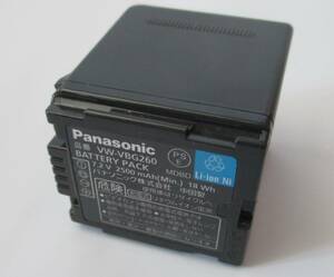 Panasonic パナソニック VW-VBG260 純正バッテリー　中古美品