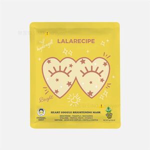 【LALARECIPE】ララレシピ ハートゴーグル マスク フェイスパック アイパッチ 目元ケア 2枚セット