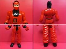 1994年 当時もの　Milton Bradley　Karate Fighters　DRAGON KICK (JUSTIN TSUNAMI) & THE RED NINJA (SHOTOKAN)　アメトイ　中古_画像7