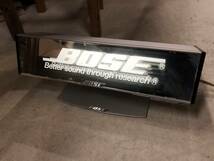 BOSE 非売品 店頭 ディスプレイ 電飾 看板 サイン ストア ライト スピーカー ネオン ヴィンテージ レトロ _画像2