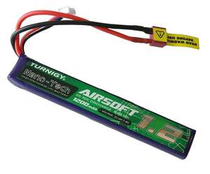 no5 S電動ガン Turnigy nano-tech 7.4V 1200mAh 25C50C リポ 電動ガン エアガン リチウムポリマー バッテリー