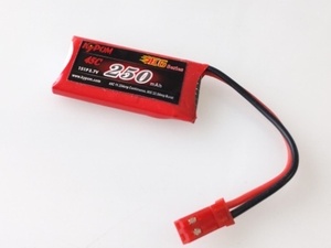 Kypom K6 3.7V 250mAh 45C90C リポ バッテリー★ホビーショップ青空