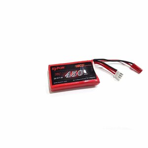 Kypom K6 7.4V 450mAh 35C70C リポ バッテリー★ホビーショップ青空